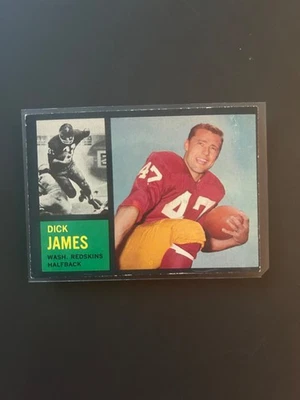 1962 Topps football Dick James RM - Image 1 of 2