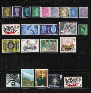 28 Mint Great Britain Stamps - Picture 1 of 2