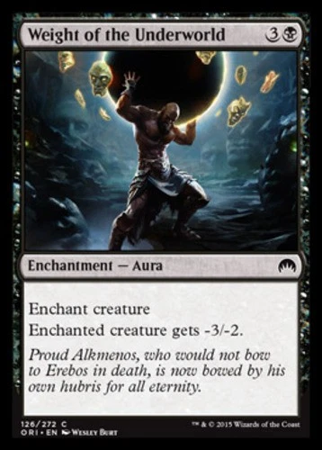 Weight of the Underworld - Magic Origins #126/272 MTG Magic The Gathering - Image 1 of 1