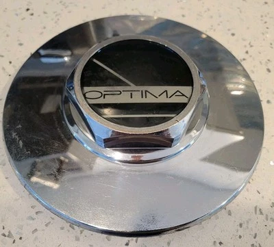 TAPA CENTRAL OPTIMA (1) CROMADA P#0003 PARA RUEDAS OPTIMA 1989-1997 Foto 1 de 4