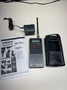 UNIDEN BEARCAT BC 70XLT HANDHELD SCANNER W/ AC ADAPTER NO BATTERY WORKING - Picture 1 of 12