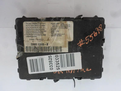 MÓDULO DE CONTROL DE CARROCERÍA NISSAN ALTIMA 2002 2003 2004 284B08J000 BCM OEM Foto 1 de 3