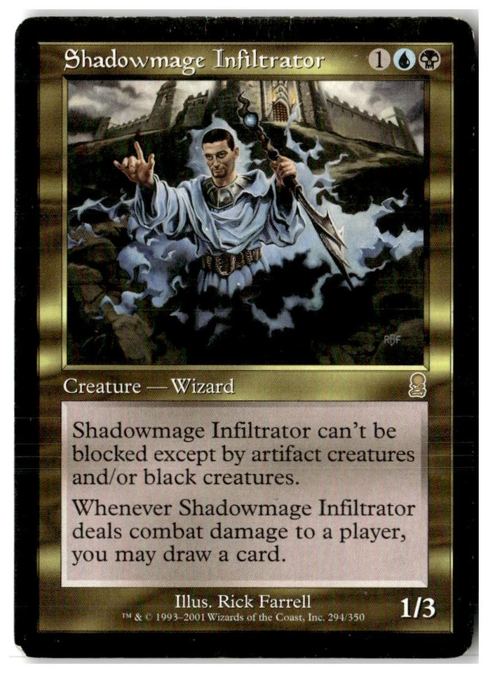 MTG Shadowmage Infiltrator - Odyssey Heavily Played English - Image 1 of 2