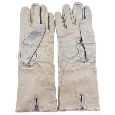 Guantes Gucci 100% Piel de Oveja 100% Cachemira Marrón Accesorios para Mujer Auténticos Foto 1 de 4