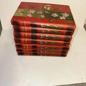 Lot 7 old  Red books for beautiful decor,interior design Jacob Casanova Memoirs - Bild 1 von 16