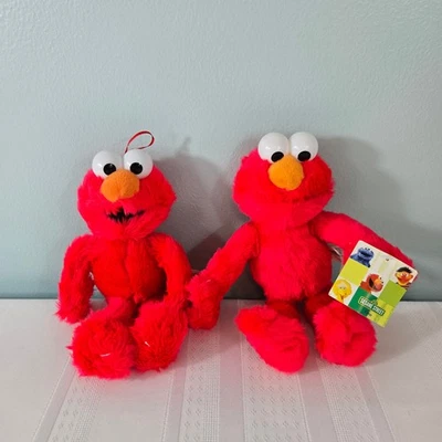 Animais de pelúcia vintage Twin Brother Elmo 10" da NANCO 2003   - Imagem 1 de 4