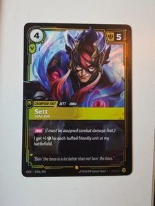 Sett Kingpin 240a/298 - League of Legends Riftbound TCG - ALT Art - Foil - Bild 1 von 2
