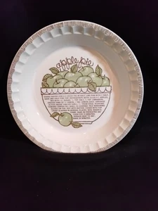 VINTAGE LANDERNTE APFELKUCHEN REZEPT BACKEN KUCHENPLATTE - Bild 1 von 5