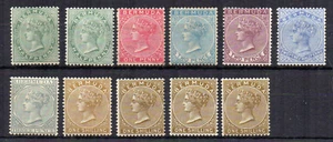 Bermuda 1883-1904 Werte auf 1s MLH/MH - Bild 1 von 1
