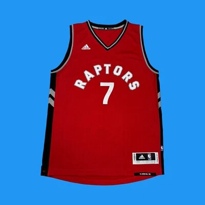Camiseta Toronto RAPTORS ADIDAS NBA Kyle LOWRY Roja Para Hombre Talla Mediana No. 7 Foto 1 de 4