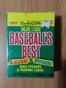 1988 Fleer MLB Best - Sluggers & Pitchers - Limited Edition - NEW