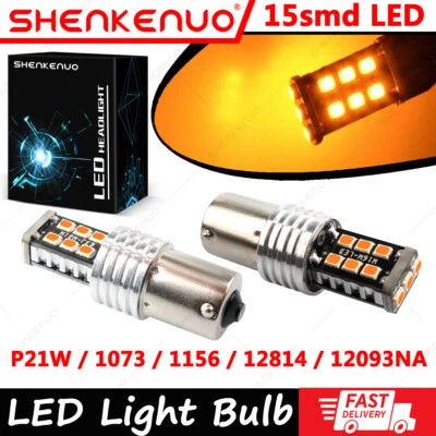 For Honda XR250L XL350R XL600R - 2X 1073 1156 LED Front Rear Turn Signal Lights Foto 1 de 4