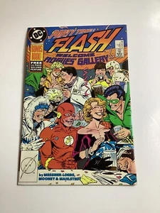 ¡Hora de fiesta! Flash #19 - Welcome Rogues Gallery diciembre 1988 cómic en muy buen estado - Imagen 1 de 5