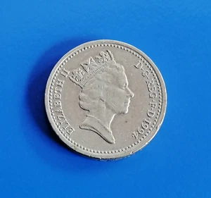 1 Pfund 1994, Königin Elizabeth II -Schottischen Wappen - "Seltene Prägung" rar - Bild 1 von 4