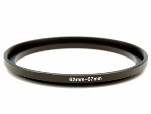 62-67mm Metal Step Up Ring Lens Adapter 62 male to 67 female thread - UK STOCK - Picture 1 of 4