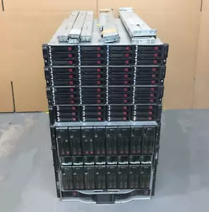 HP C7000 8Gbit 79.2TB SAN Solution 16x HP BL460c Gen8 E5-2650 1024GB RAM - Picture 1 of 6