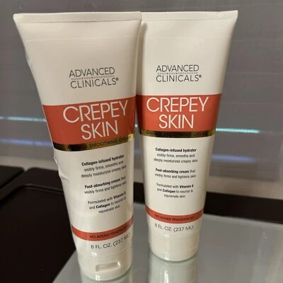 Piel crepé, crema suavizante de arrugas, 8 fl oz cada una (2) Foto 1 de 4