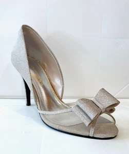 Caparros Women's Shawna Dress Heels Pump, Nude Glitter, Size 10 M US - Picture 1 of 7
