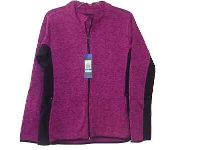 MNY Marc New York Andrew Marc Mujer Tejido Suéter/Chaqueta, H. Ciruela, Grande Foto 1 de 4