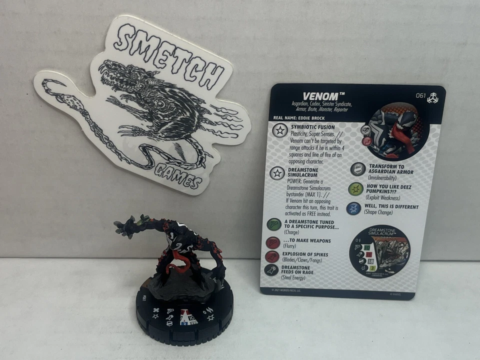 WOTR 061 Venom - Chase Figure - Marvel Heroclix - War of the Realms - Image 1 of 1