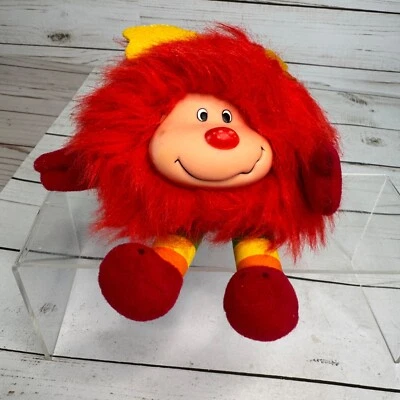 Rainbow Brite Red Romeo 6" Plush Stuffed Toy Rubber Face 1983 Taco Bell Promo - Image 1 of 4