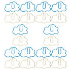  20 Pcs Paper Clips for Document Small Cloud Office Bookmark