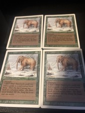 MTG War Mammoth x4 (Play Set) Revised