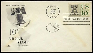 1964 First Day of Issue 5¢ LET FREDOM RING FLA. - Picture 1 of 2