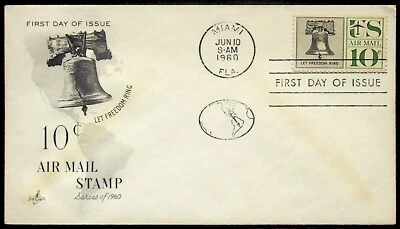 1964 First Day of Issue 5¢ LET FREDOM RING FLA. - Image 1 of 2