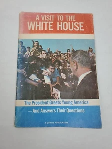 A Visit to the White House Booklet 1964 Lyndon Johnson Curtis Publishing USA - Picture 1 of 7