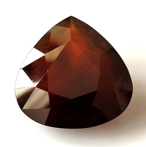 Giant Hessonite Garnet Faceted Heart Cut 117.00 Carat Natural Untreated Gemstone - Picture 1 of 5