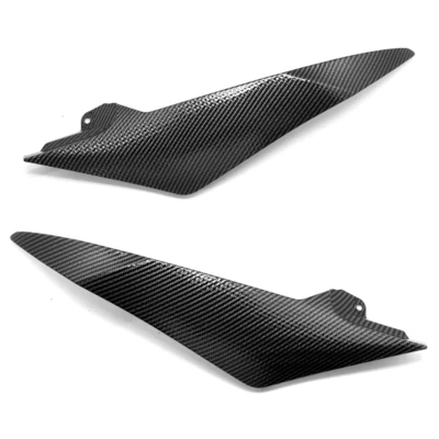 Cubierta de borde lateral del tanque de gasolina de fibra de carbono para Yamaha YZF R6 2008-2016 Foto 1 de 4