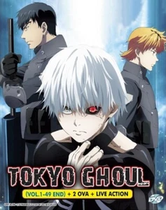 ENGLISH DUBBED Tokyo Ghoul (Season 1-3 + 2 OVA + Live Movie) DVD All Region - Picture 1 of 2