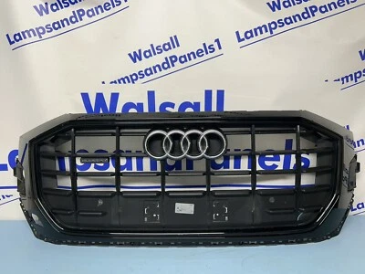 REJILLA DELANTERA AUDI Q8 S LINE NEGRA *GRIETA* 2018 - EN ORIGINAL 4M8853651 Foto 1 de 4