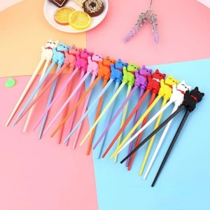 1 Pair Melamine Material Practice Chopsticks Cartoon Figurine Chopsticks Home - Picture 1 of 7