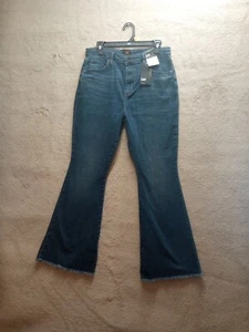 LEE  Heritage High-Rise Galactic Flare Jean W/Raw Hem-NEW 12S #9 - Picture 1 of 7