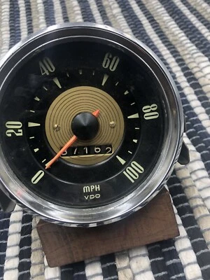 Velocímetro medidor cuadro de instrumentos vintage probado DKW 1958 1959 VDO 37.162 k Foto 1 de 4
