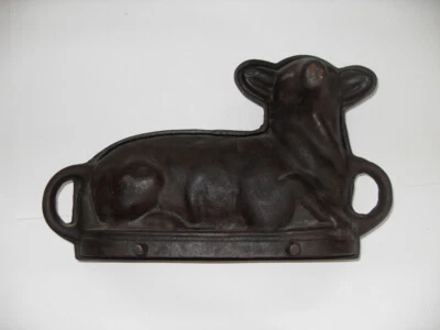 Antike Lamm Backform Gusseisen Osterlamm ca. 5 kg Schwer - Bild 1 von 4