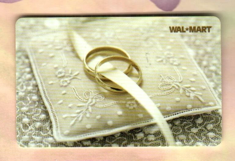 WALMART Wedding Rings ( 2004 ) Gift Card ( $0 ) - Image 1 of 1