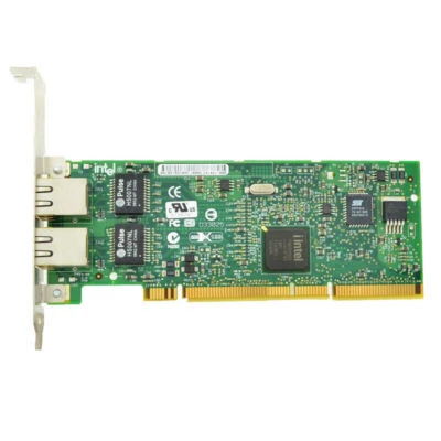 Netzwerkkarten Intel PRO/1000MT Dual Port Adapter PCI-X 2x RJ45 10/100/1000 - Bild 1 von 3