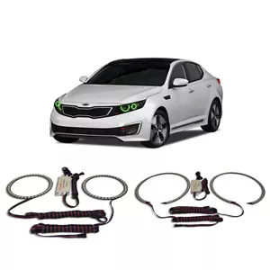 Bright Green Angel Eye Headlight Halo kit for Kia Optima 11-13 - Bild 1 von 2