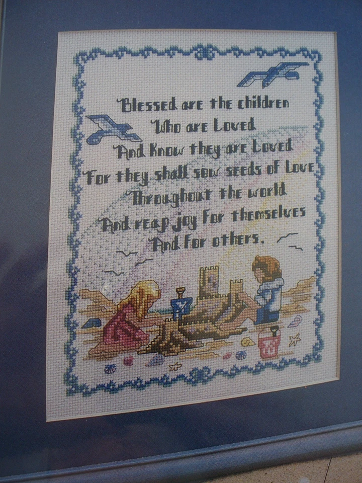 Blessed Are The Children OOP Cross Stitch PATTERN (Y) - Image 1 of 1