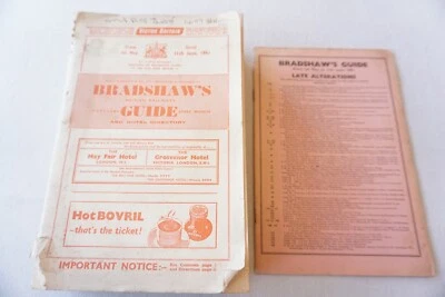 May 1961 Original Bradshaws Railway Guide Timetable Handbook    - Image 1 of 4