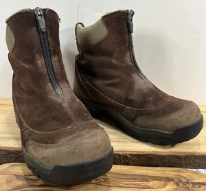 Sorel Waterproof River Bend Zip Up Boots Brown Women's Size 7 US - Picture 1 of 8