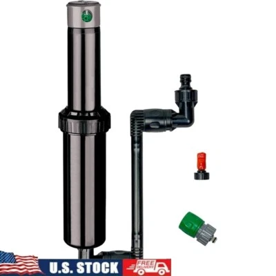 Aspersor emergente ajustable en tierra de 5 pulgadas con conector de manguera rápido cuidado del césped EE. UU. Foto 1 de 4