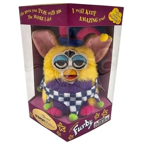 Vintage Furby Target Special Edition Blue Eyes Jester NEW In Sealed Box - Picture 1 of 11
