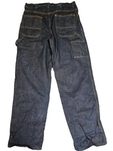 Pantalones de mezclilla Big Mac para hombre 35x32 azules vintage ropa de trabajo carpintero ancho EE. UU. - Imagen 1 de 8