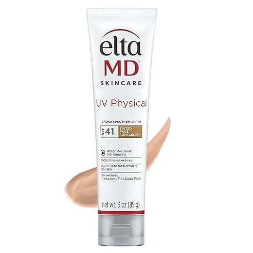 Elta MD TINTED UV Physical Broad Spectrum SPF 41 3 oz EXP 8/26 New in Box Fresh - Изображение 1 из 4