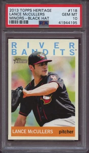 2013 Topps Heritage Minors 118 Lance McCullers PSA 10 Gem MintRC Pop 1 - Picture 1 of 1