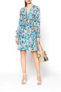 BNWT "SCANLAN THEODORE" Silk Magnolia Print Dress Size 6 RRP $650.00 - Picture 1 of 6